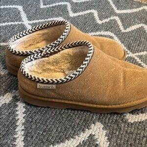 BearPaw Tan Slip-On Shoes